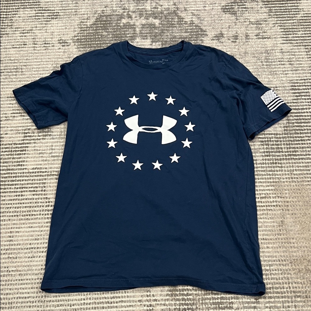 Under Armour Men's Navy Star Emblem Tee